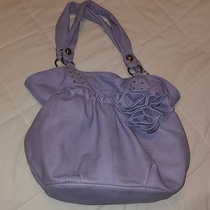 Elle purple hobo bag